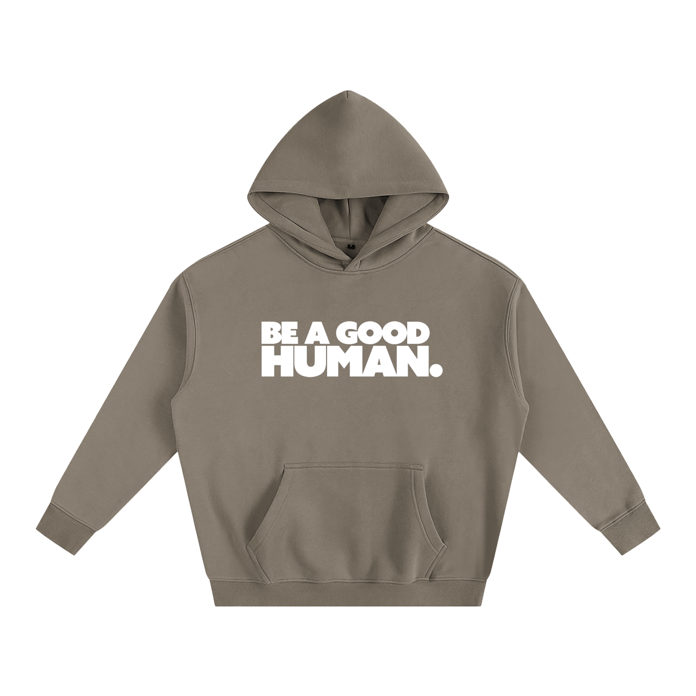 Be A Good Human Oversized Fleece Hoodie