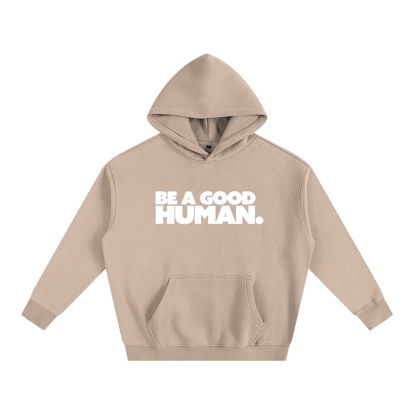 Be A Good Human Oversized Fleece Hoodie