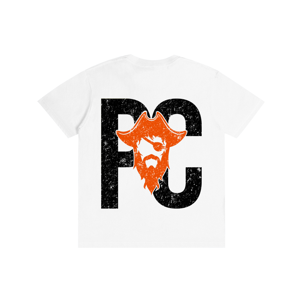 Distressed Platte County Pirates Original Design | Lightweight Pure Cotton Unisex T-Shirt