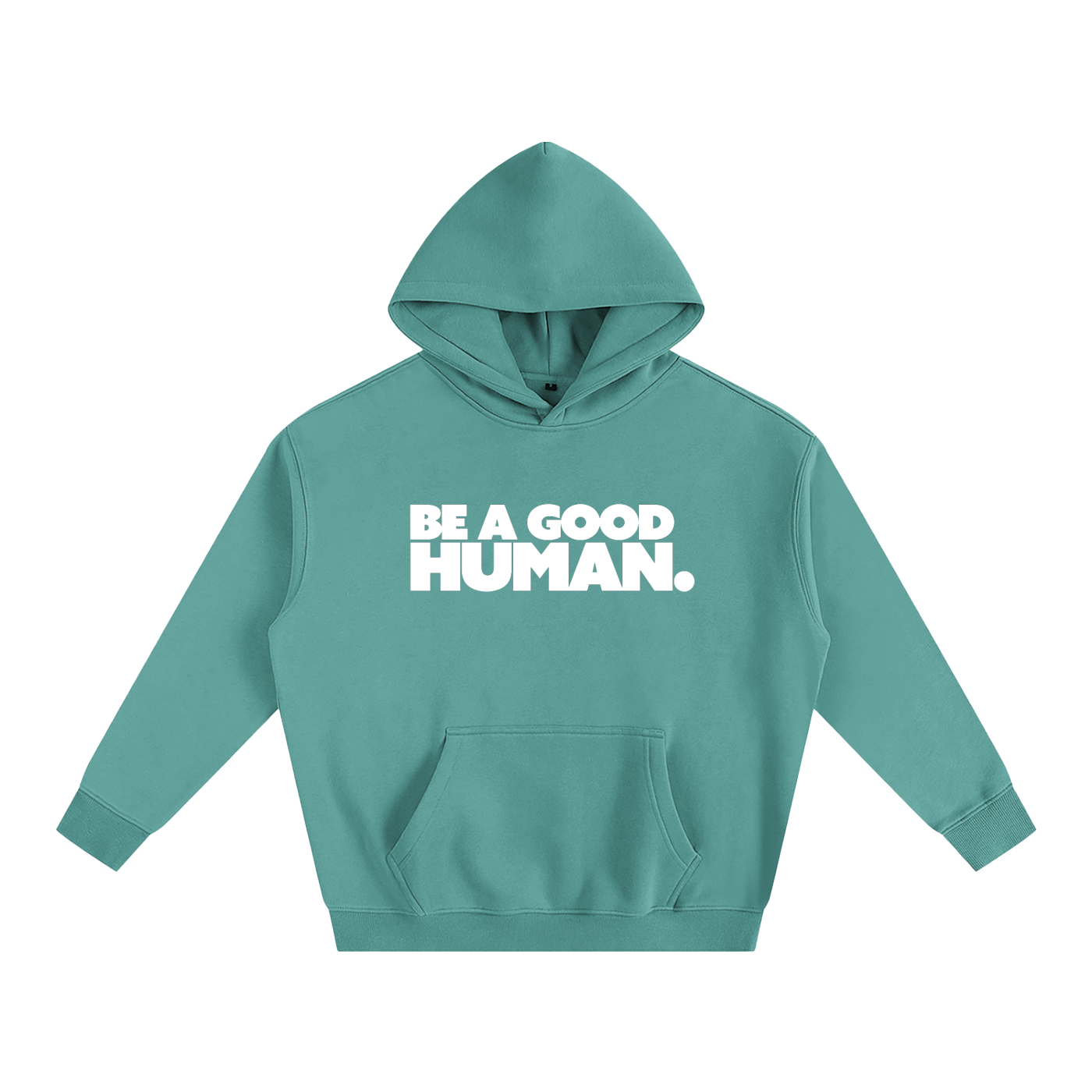 Be A Good Human Oversized Fleece Hoodie