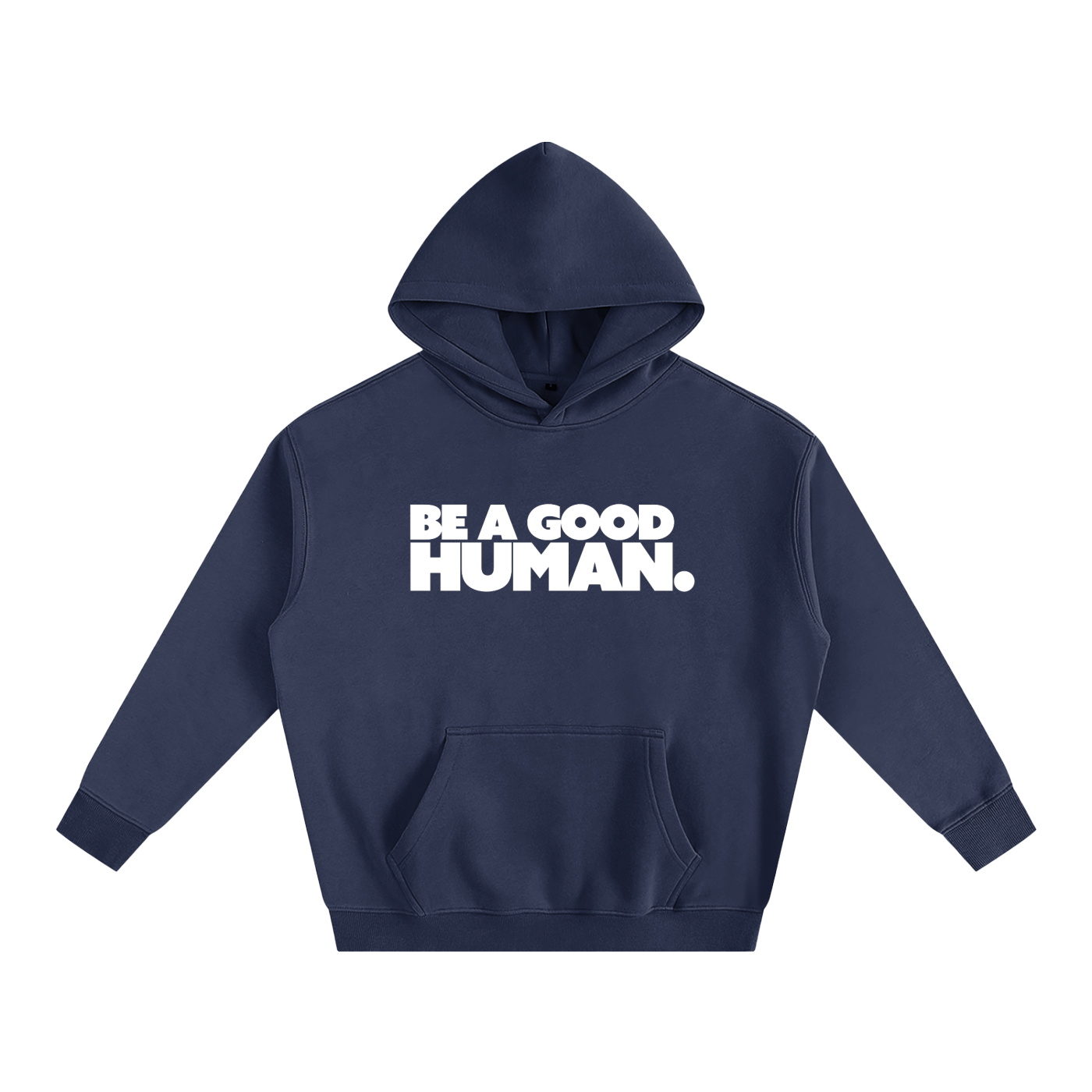 Be A Good Human Oversized Fleece Hoodie