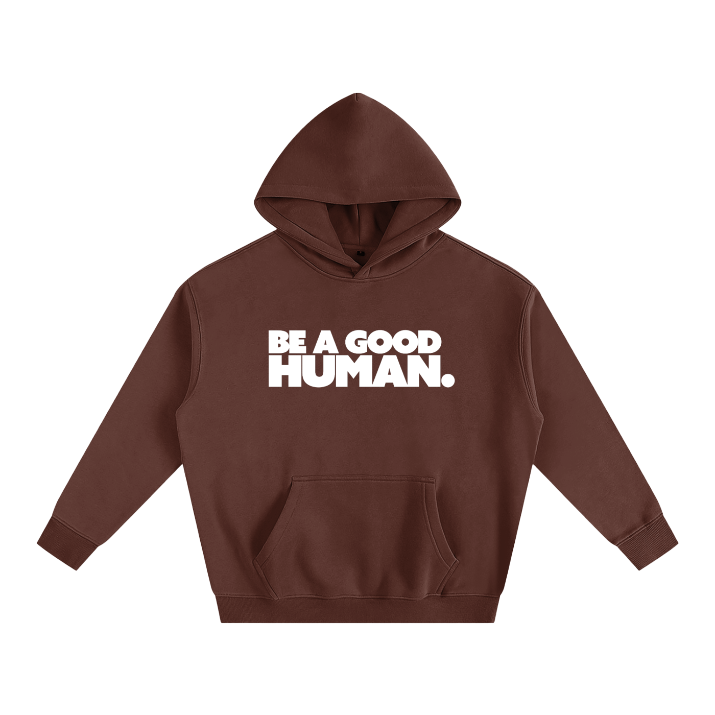 Be A Good Human Oversized Fleece Hoodie