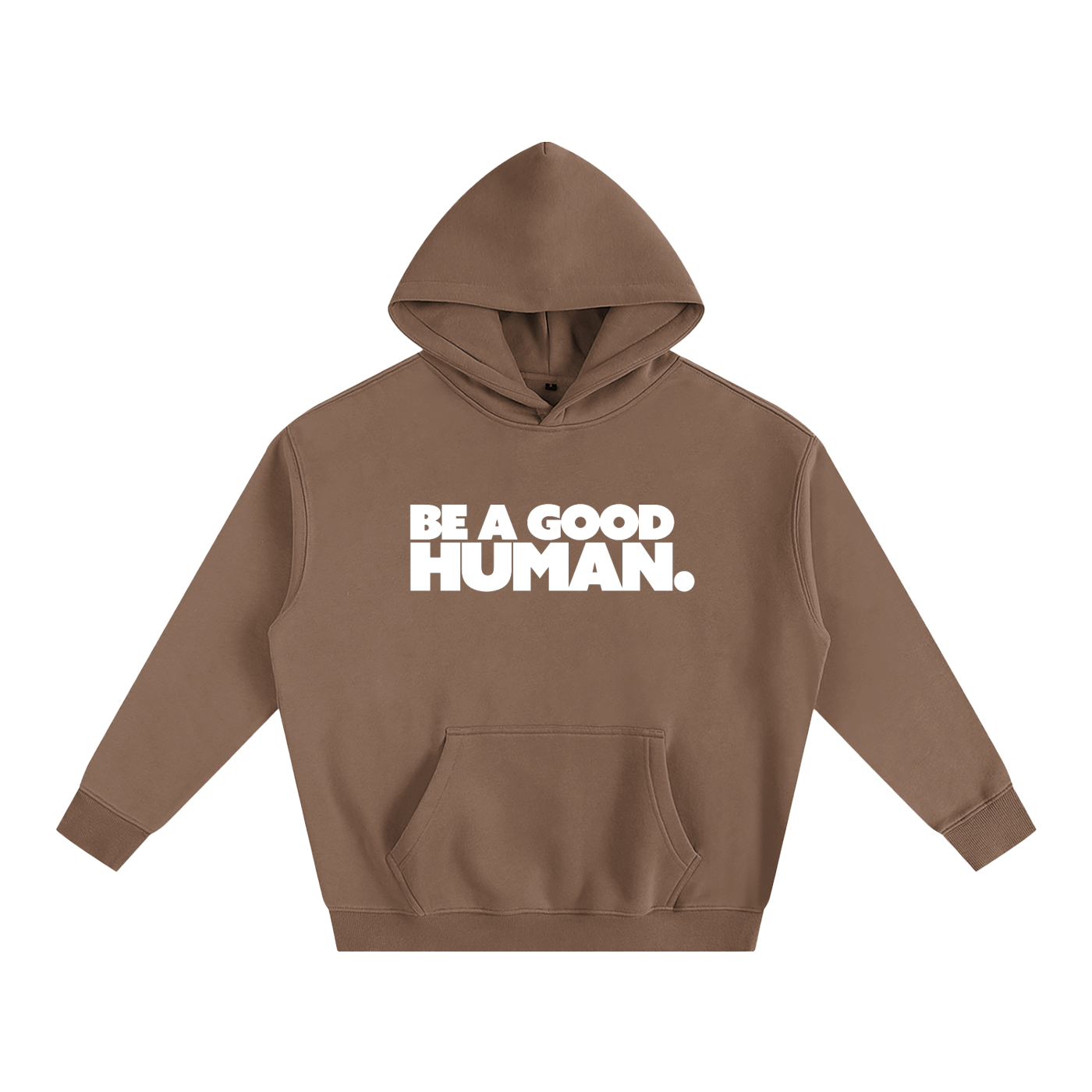 Be A Good Human Oversized Fleece Hoodie